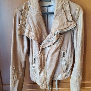 LINEA Leather Jacket, size M